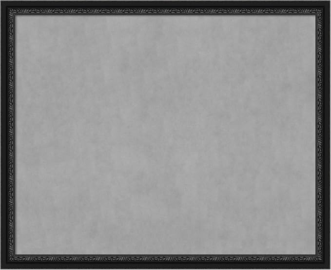 Amanti Art Black Framed Magnetic Board 36x44 X-Large Vision Board by AmantiArt