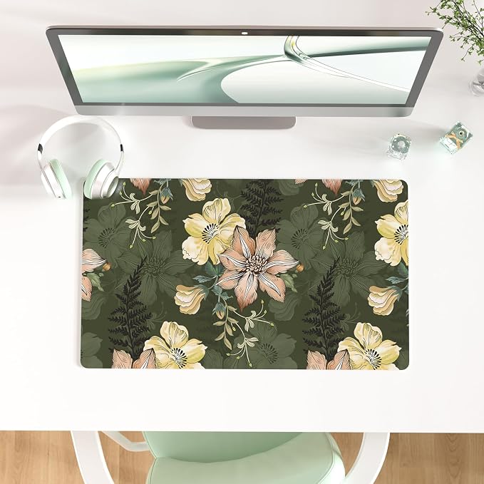 Colorful Star Large Mouse Pad, PU Leather Waterproof Desk Mat, Computer Gaming by ColorfulStar