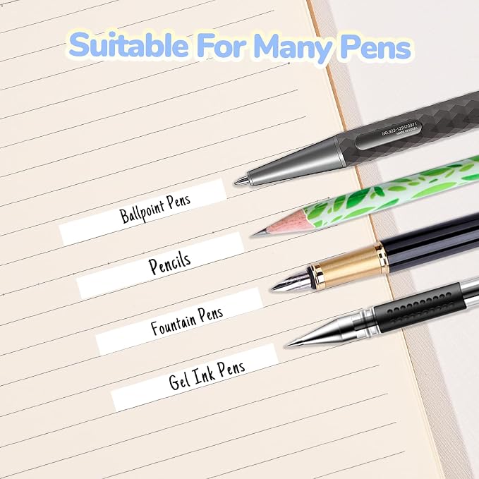 Temiary 4 Pack Correction Tape Pen, 6M/256" x 0.2" White Smooth Pull Out Tape - Image 5