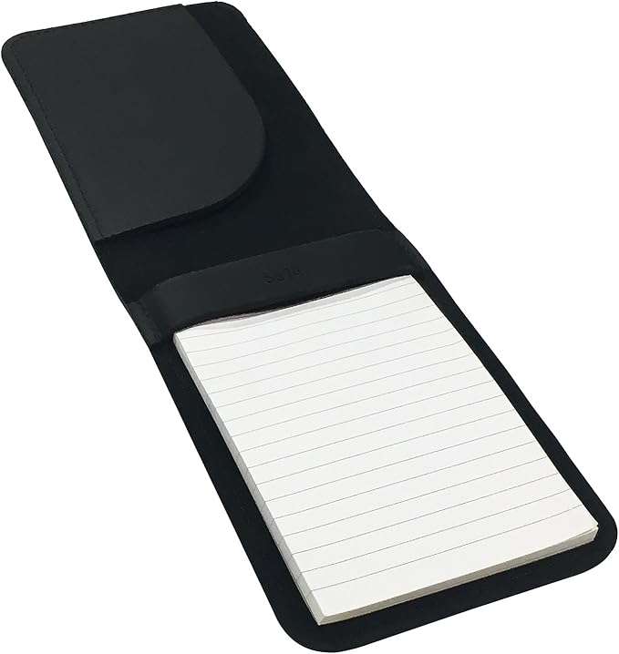 Boston Leather Memo Pad Cover & Holder, 3 x 5 Inch Pocket Notebook - Image 7