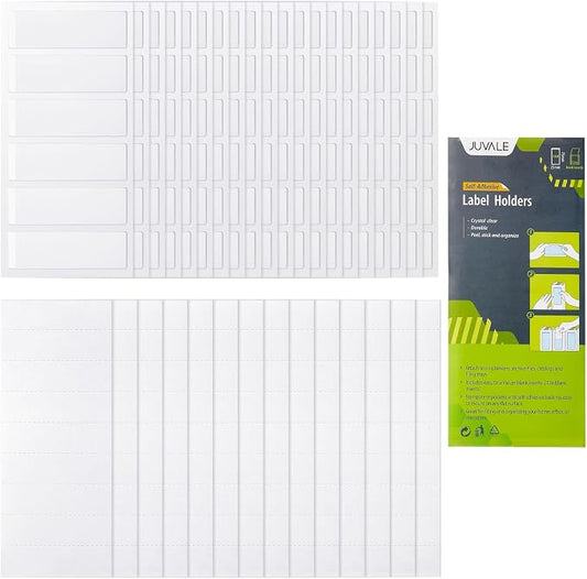 Juvale Clear Vinyl Binder Spine Label Pockets by Juvale