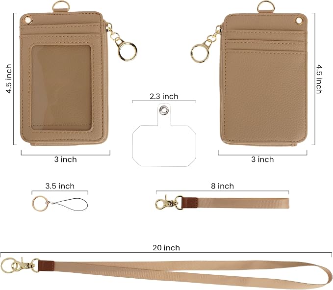 Mondo Designs 2-in-1 ID Badge Holder & Lanyard Wallet - Image 5