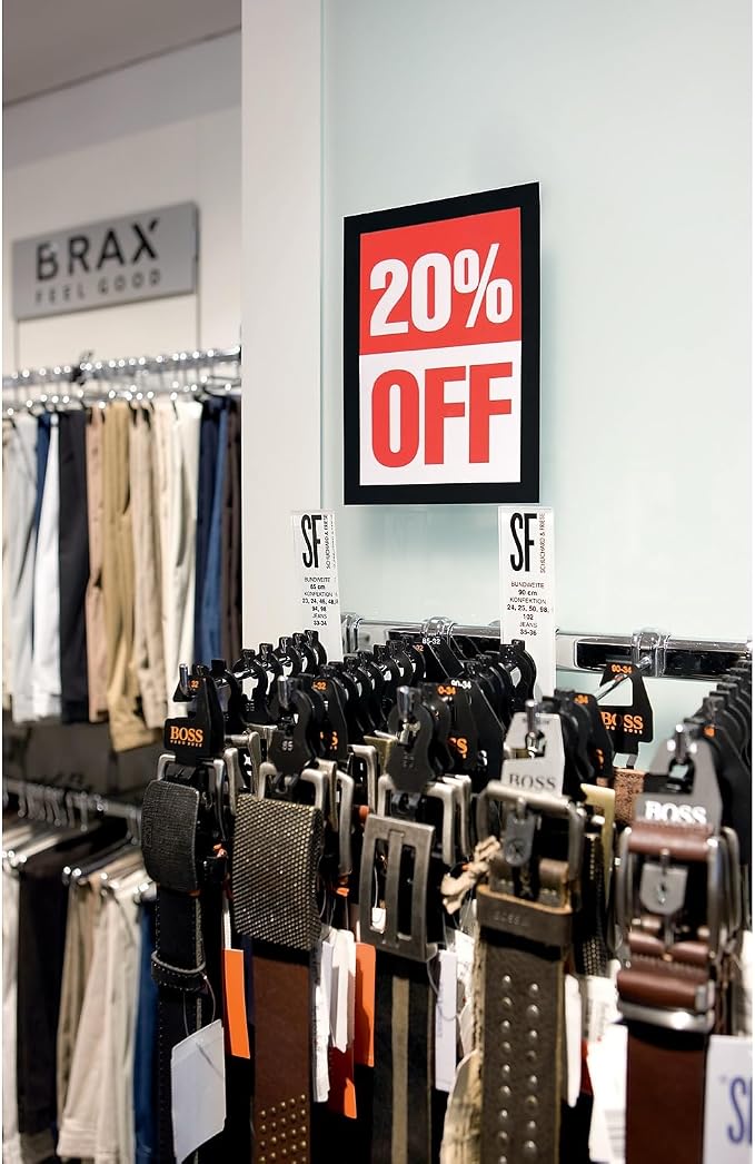 Durable Duraframe Self Adhesive Magnetic Sign Holder in Half Letter-Size 5.5" x - Image 5