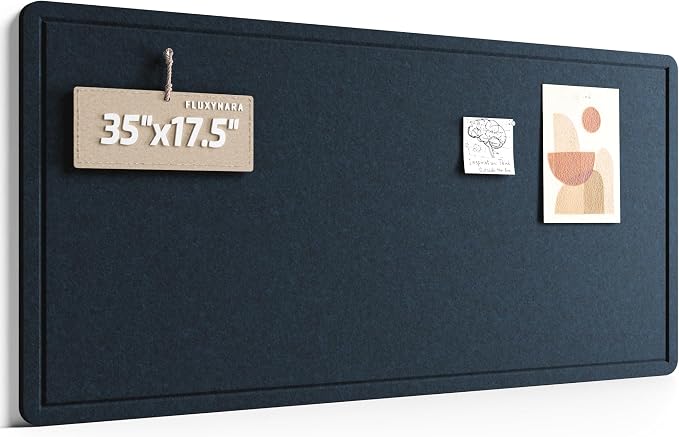 Fluxynara Bulletin Board, Foldable Felt Pin Board by FLUXYNARA