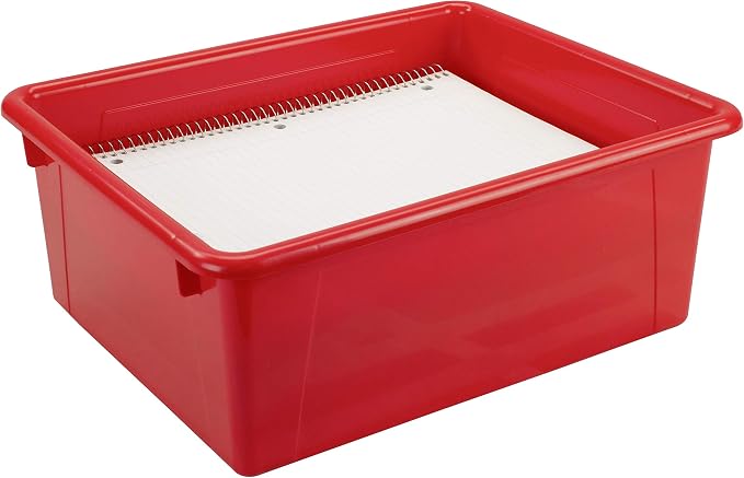 Storex Letter Size Deep Storage Tray – Organizer Bin - Image 5