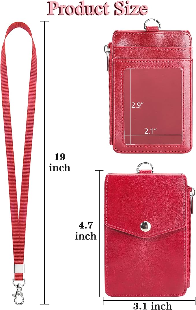 Teskyer Leather ID Badge Holder - Image 7
