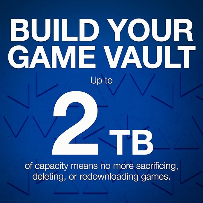 Seagate Game Drive PS5 NVMe SSD for PS5 1TB Internal Solid State Drive - PCIe Gen4 NVMe 1.4, Officially Licensed, Up to 7300MB/s with Heatsink (ZP1000GP3A1011)-DeskLoop Office