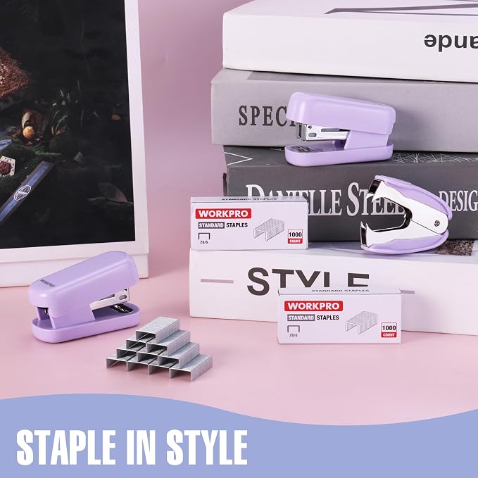 WORKPRO Small Stapler with Staples, One Staple Remover, 2000 Standard Staples - Image 8