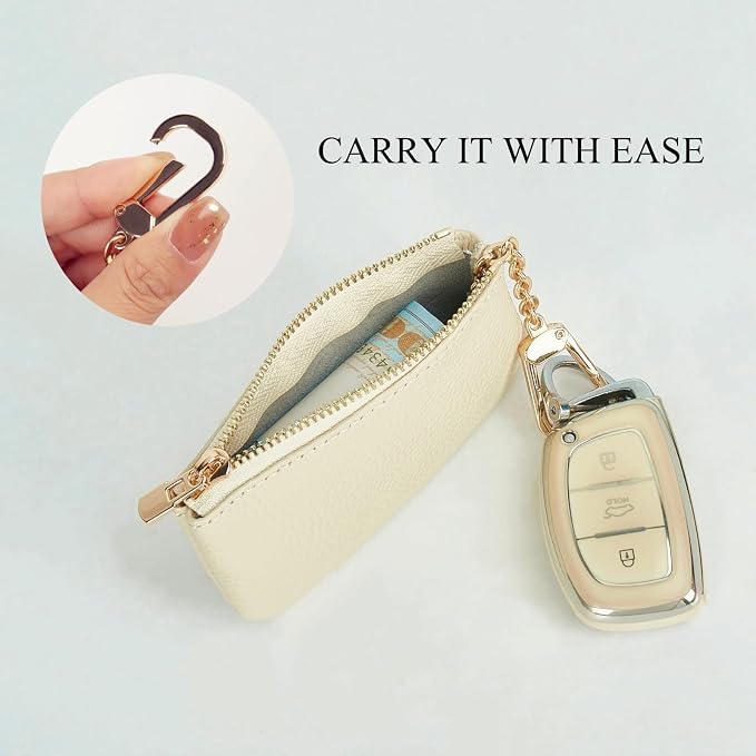 Full Grain Leather Coin Purse - Image 7