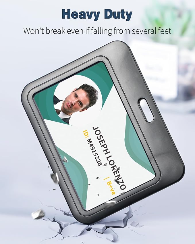 Uniclife 3 Pack Sliding Badge Holder - Image 4