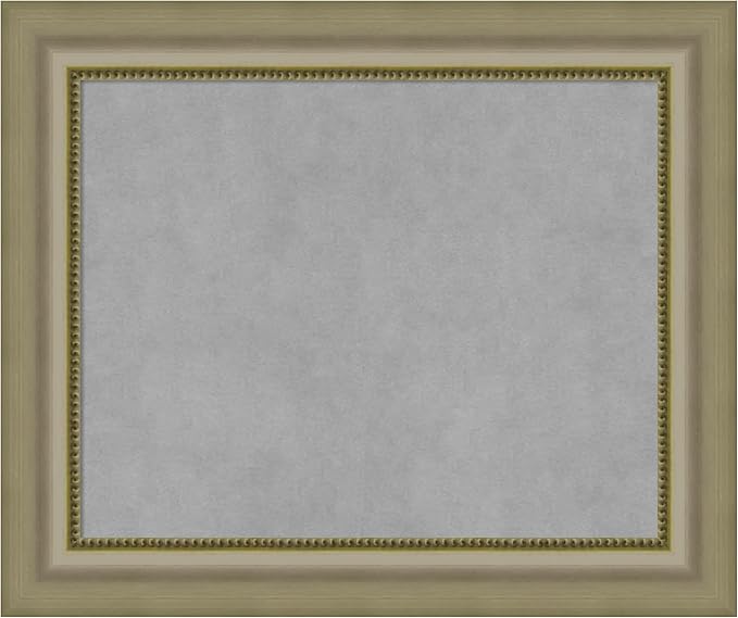 Amanti Art Silver Framed Magnetic Board 21x25 Small Vision Board by AmantiArt