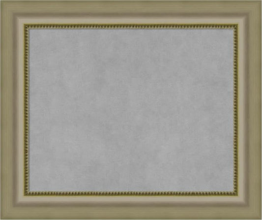 Amanti Art Silver Framed Magnetic Board 21x25 Small Vision Board by AmantiArt