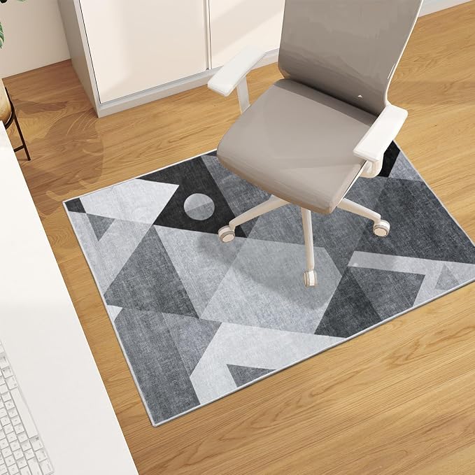 Office Chair Mat for Hardwood Floor, Machine Wash by CHAKME