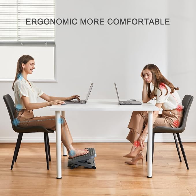 HUANUO Adjustable Desk Footrest, Foot Rest - Image 4