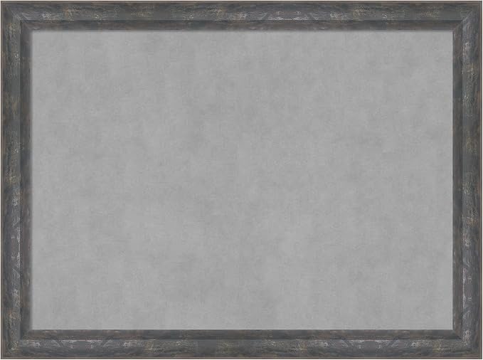 Amanti Art Grey Framed Magnetic Board 23x31 Medium Vision Board by AmantiArt