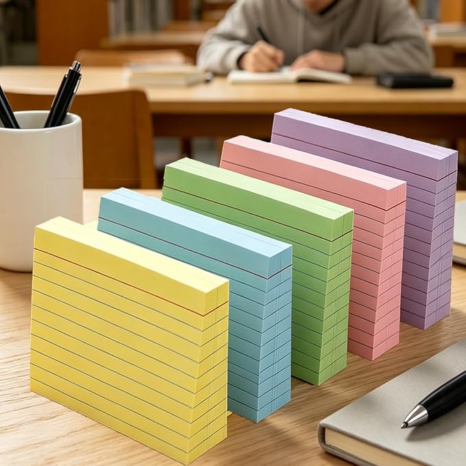 5x7 Colored Index Cards, 100 Pack Heavy 160gsm Flash Cards - Image 5