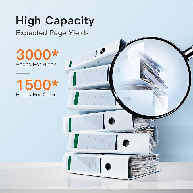 E-Z Ink LC3033XXL Replacement for Brother LC3033 XXL LC3035 Ink Cartridges Super High Yield to Use with Brother MFC-J995DW MFC-J805DW MFC-J815DW MFC-J995DW XL MFC-J805DW XL Printer (4 Pack)-DeskLoop Office