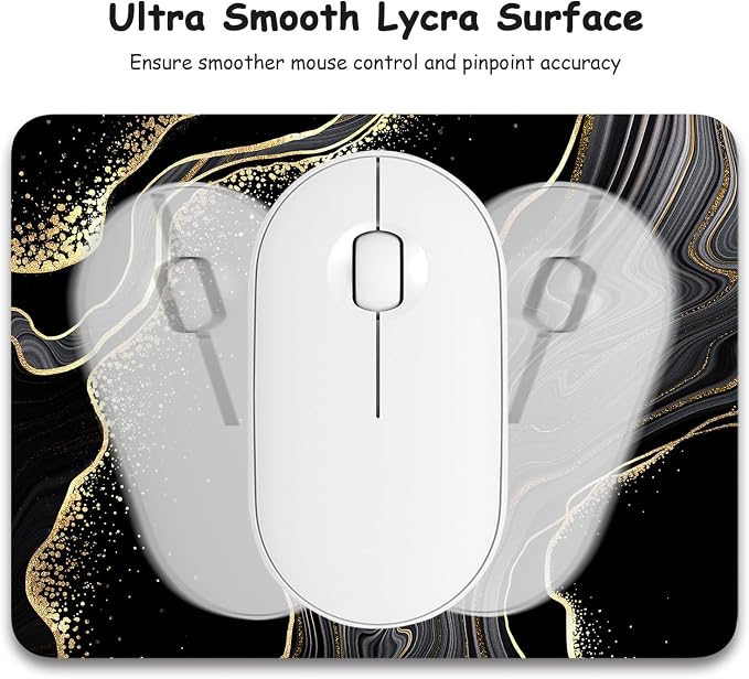 Dapesuom Small Mouse Pad, 6 x 8 Inch Thick Rubber Premium-Textured Non-Slip - Image 3