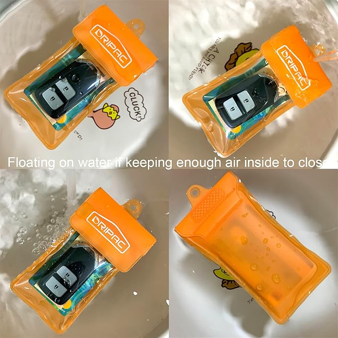 DRIPAC Waterproof Car Key FOB Case Waterproof Wallet Waterproof Holder Pouch - Image 8