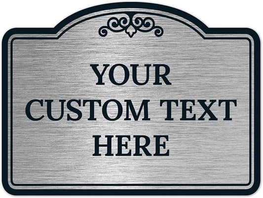 Custom Decorative Sign, Personalized Metal Sign by SigoSigns