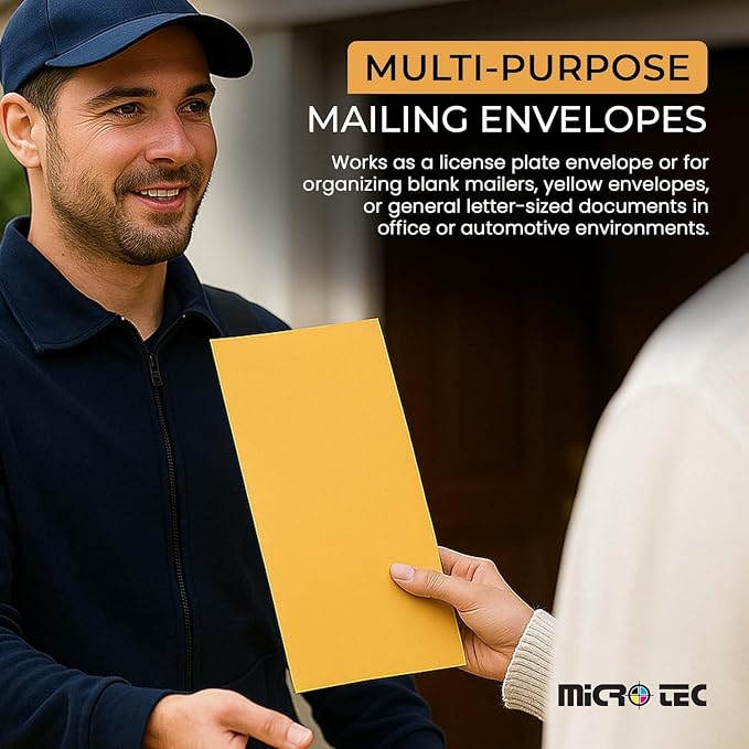 Plain License Plate Envelopes - Image 3
