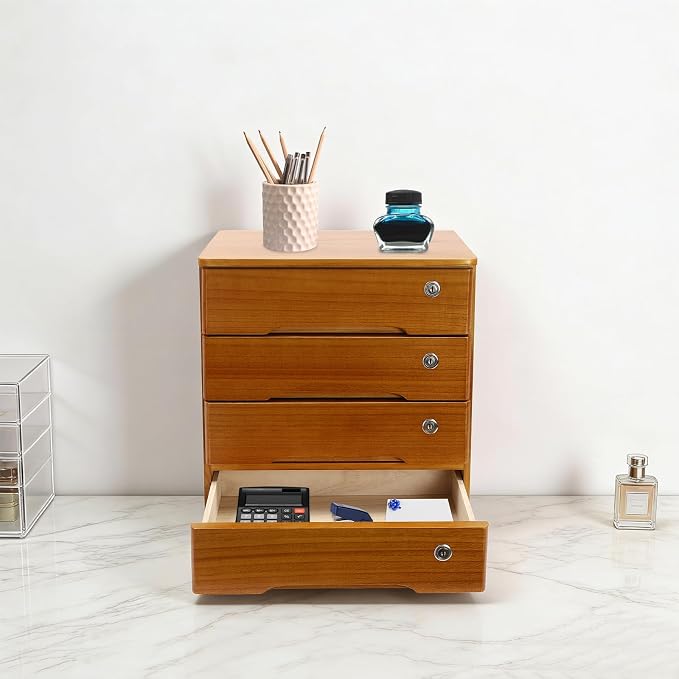 Wooden Desktop Storage Box - Image 4