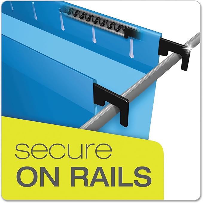 Pendaflex SureHook Reinforced Hanging Folders, Letter Size, 1/5 Cut - Image 3