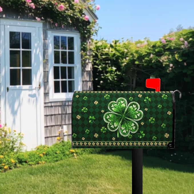 St Patricks Day Mailbox Covers Magnetic Standard Size 21 x18 Inch St. Patrick's - Image 7