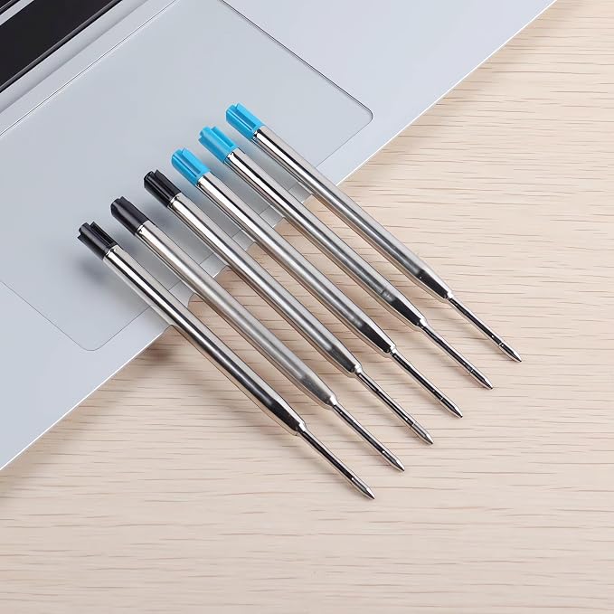 Pen Refills, 3.9in Blue Ink Pen Refills 1.0mm Replacement Ink - Image 3