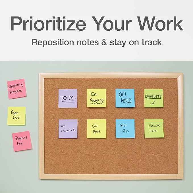 Redi-Tag Sticky Notes, Power Stick Notes, Adhesive Reminders, Strong Adhesive - Image 5