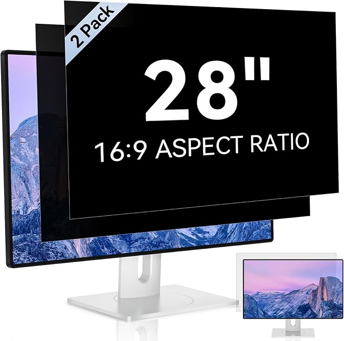 28 Inch Computer Privacy Screen by Mamol