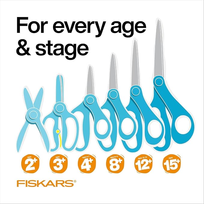Fiskars 7" Student Glitter Scissors - Image 8