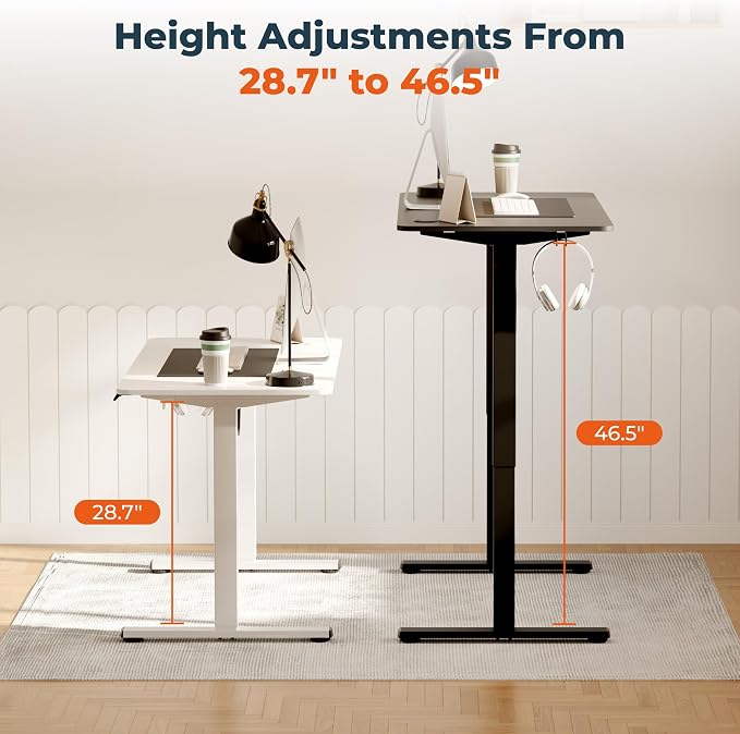 FitStand Adjustable Stand Up Desk Standing Desk, 63x24 Inches Home Office Desk - Image 4