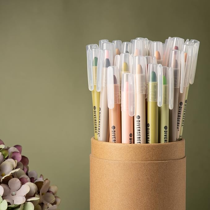 DIVERSEBEE Bible Highlighters and Pens No Bleed, 8 Pack Assorted Colors Gel - Image 7