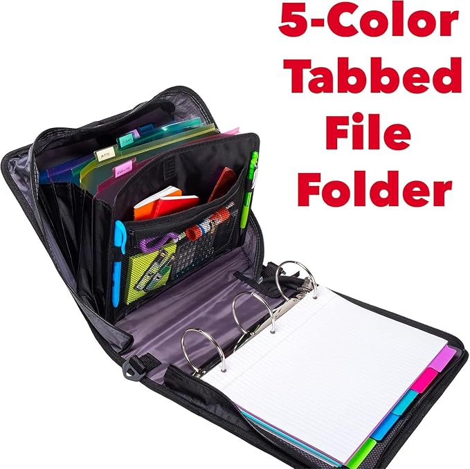 Case-it The Mighty Zip Tab Zipper Binder - Image 4