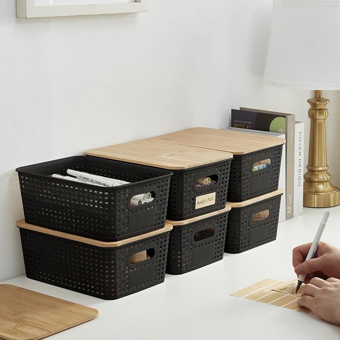 Bagnizer Small Plastic Storage Bins - Image 7