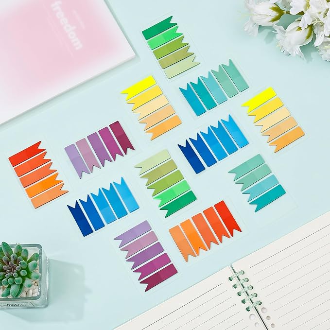 Temiary 1200 Pcs Transparent Sticky Index Tabs - Image 7