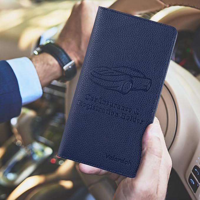 Valardoh Premium Car Registration and Insurance Card Holder, Car Document Holder - Image 6