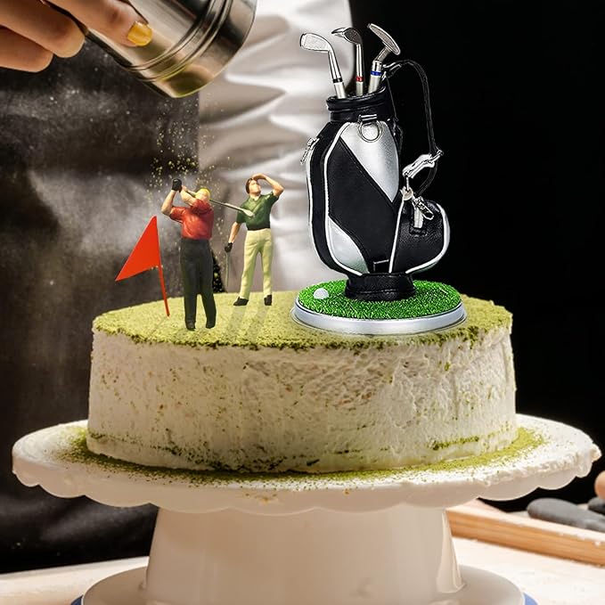 Jishi Golf Gifts for Men Golf Pen Holder Stocking Stuffers for Adults Men Golfers, Funny White Elephant Gifts for Adults Useful Unique Office Supplies Desk Accessories Decor Gadgets for Boss Dad Women-DeskLoop Office