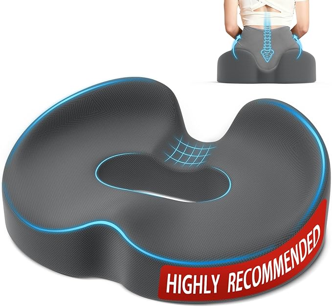 TushGuard Ergonomic Donut Pillow Seat Cushion by TushGuardSeatCushonsPillows