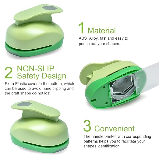 UCEC 2.75 Inch Hexagon Paper Punch - Image 7