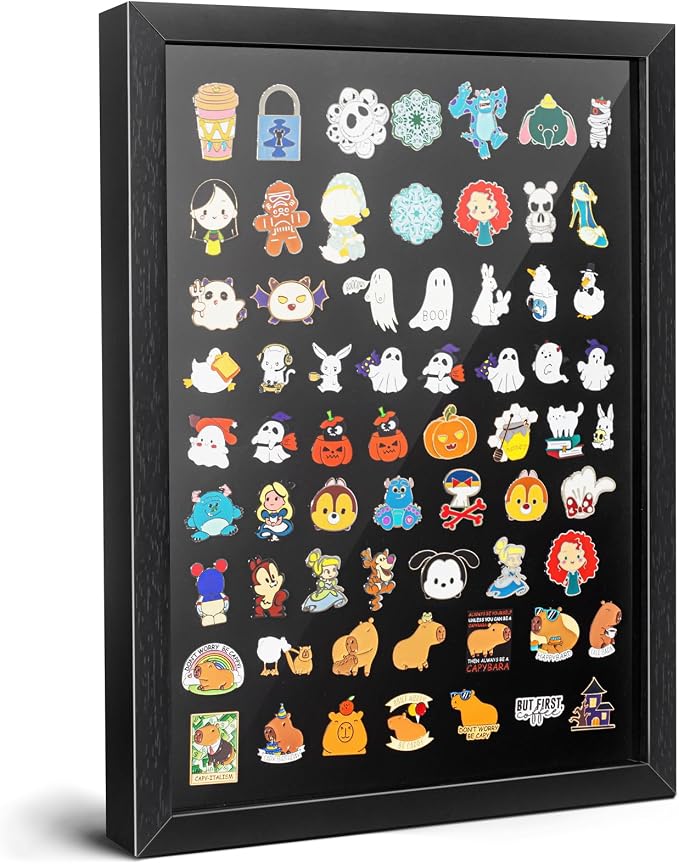 tutata 12x16 Pin Display Case, Enamel Pin Display Frame, Pin Collection Display by TUTATA