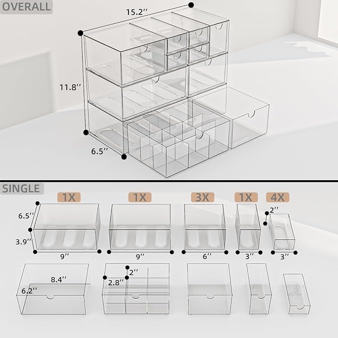 Desk Organizer Set, DIY Craft & Vertical Space Saving, Stationery, Jewelry - Image 3