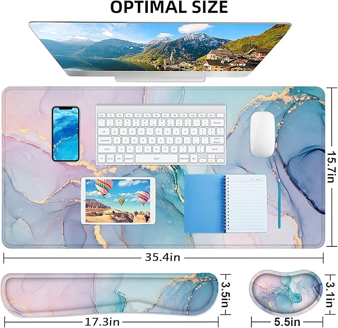 Lateefah Desk Mat, Extended Mouse Pad - Image 3