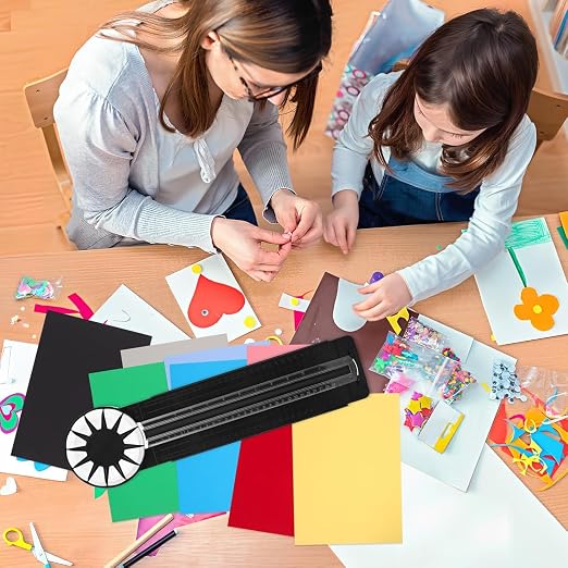 Paper Craft Edge Cutter, 12 in 1 Paper Cutter, Rolling Paper Cutter - Image 4