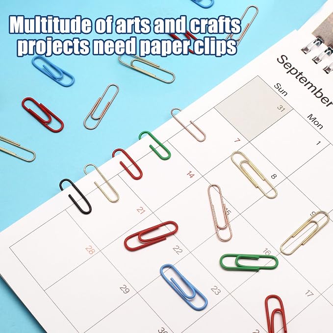 Luomorgo 120 Pcs Black Paper Clips - Image 7