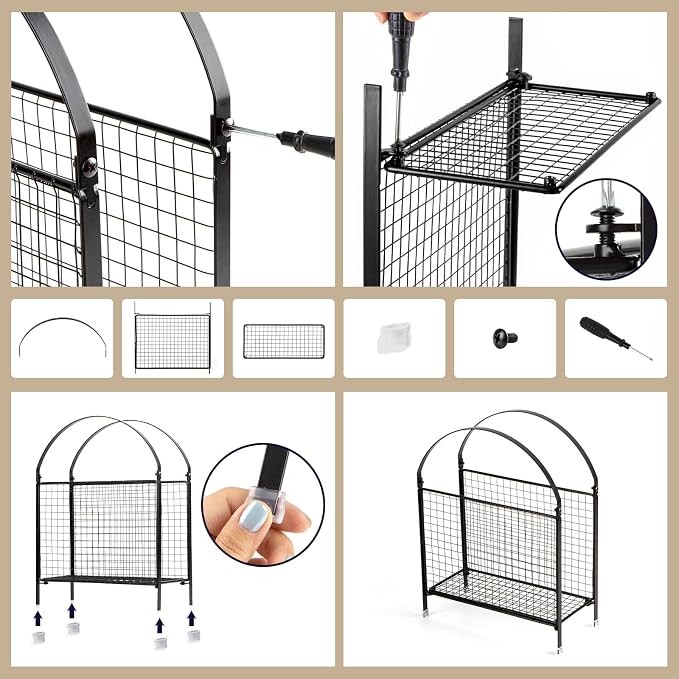 PUERSI Freestanding Magazine Holder – Modern Touch Handbag Design, Magazine - Image 6