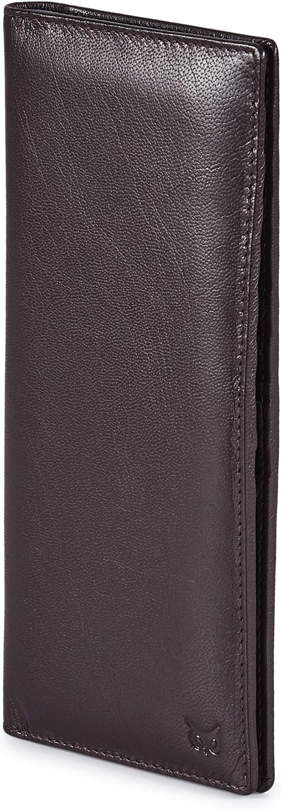 Long Wallet for Men Women Real Leather Bifold RFID Stylish Slim Handmade 2 ID - Image 4