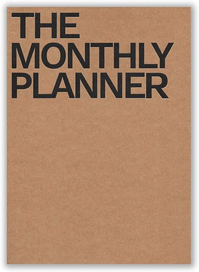 The Monthly Planner Undated by TheWallCalendarbyChrio