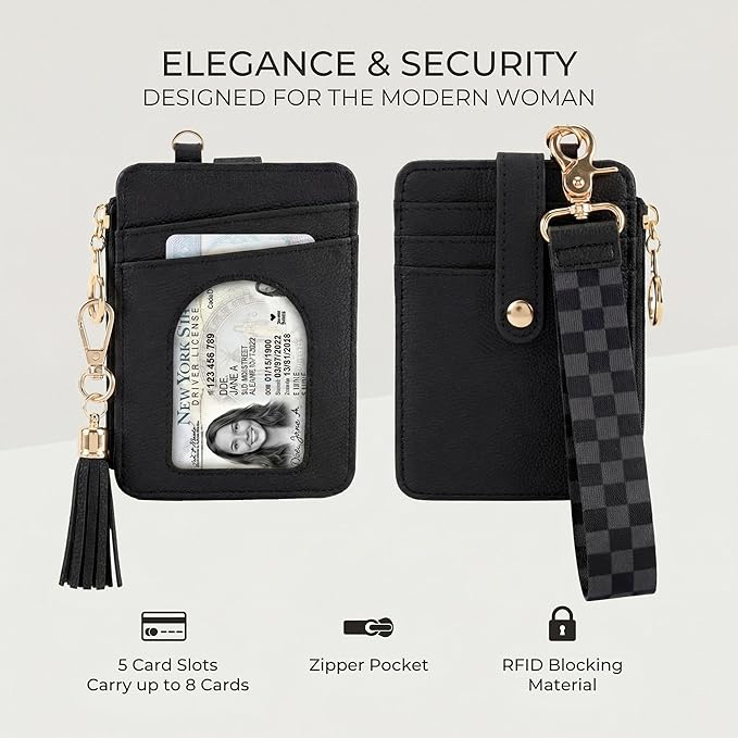 Stylish Wristlet Keychain Wallet - Image 5